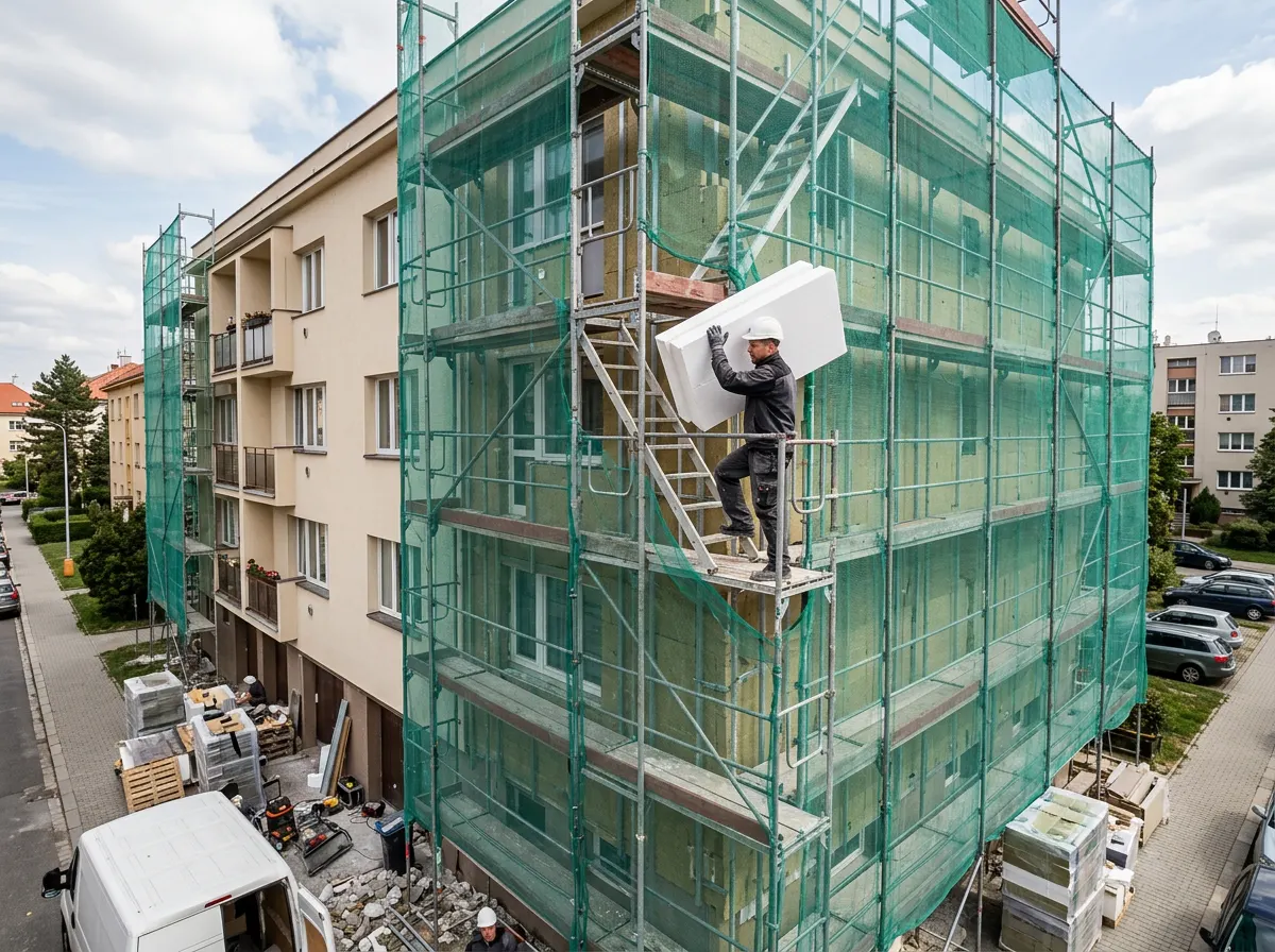 Gerüstbegleitende Arbeiten
