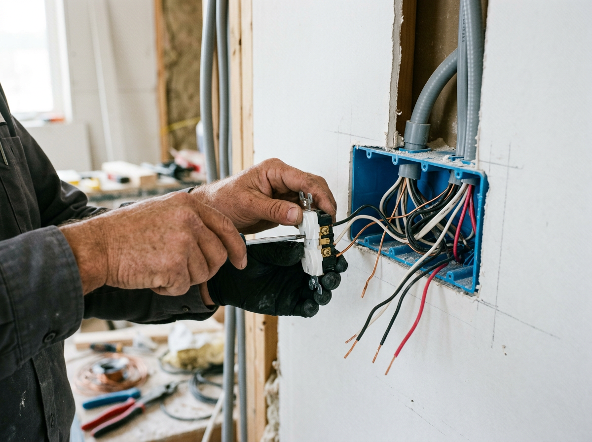 Elektroinstallation im Neubau
